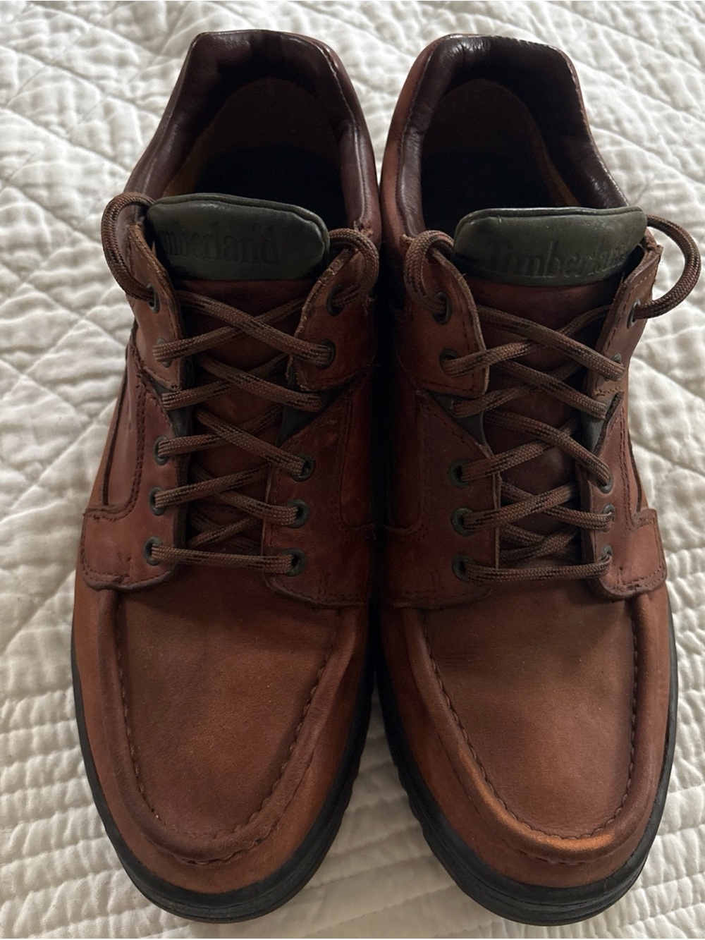 Vintage Timberland Icon Chukka Gore-Tex Leather Boots Brown Lace-Up US 9.5M